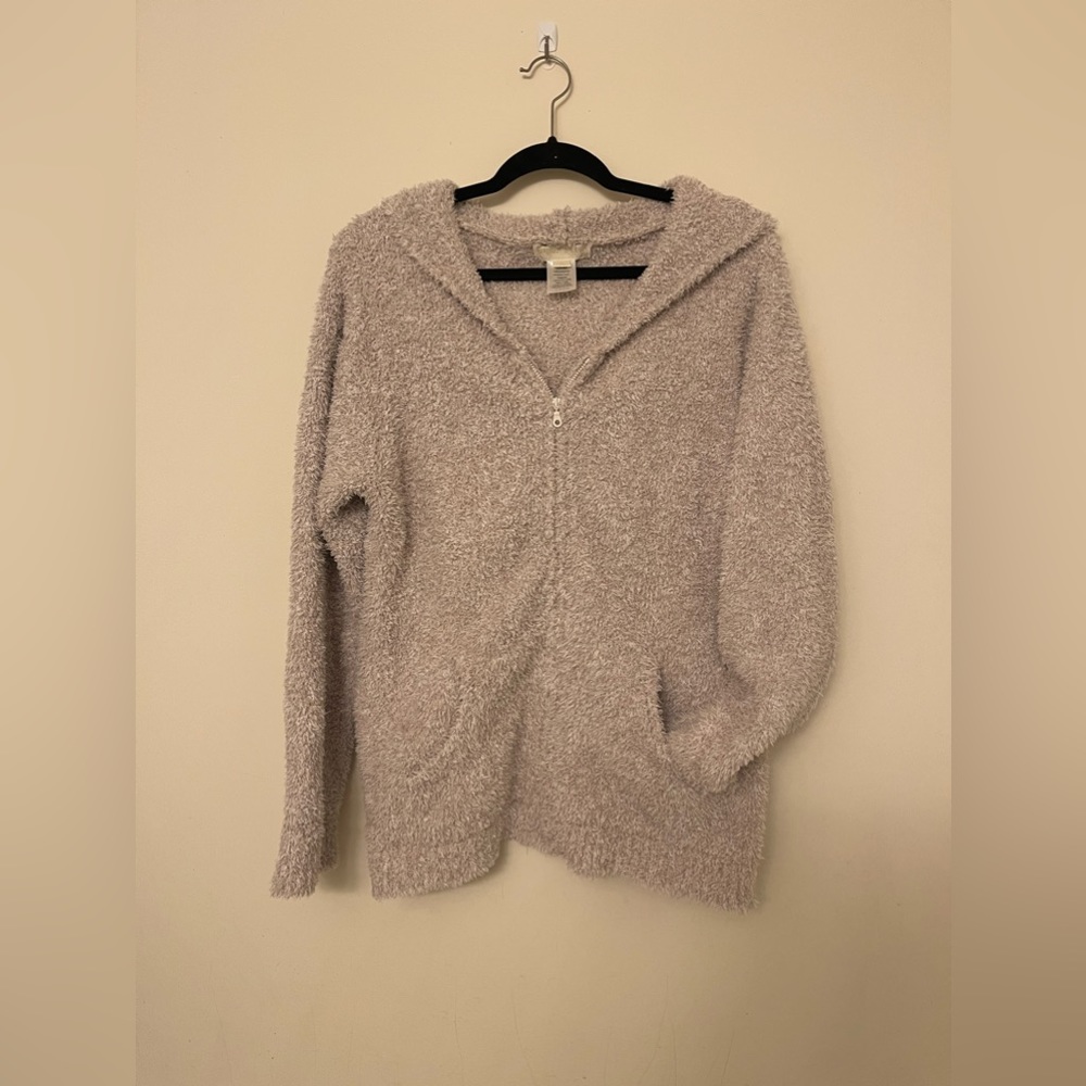 Barefoot Dreams CozyChic Boucle Zip Up Hoodie